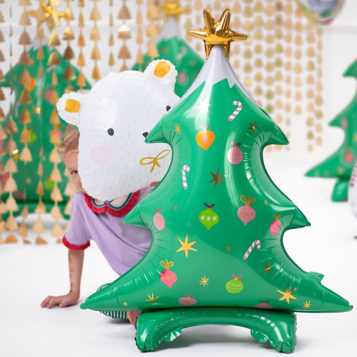 Globo - árbol de Navidad