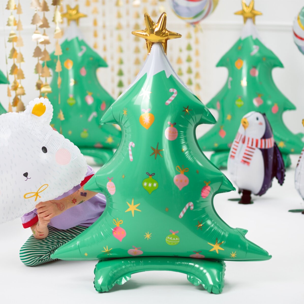 Globo - árbol de Navidad