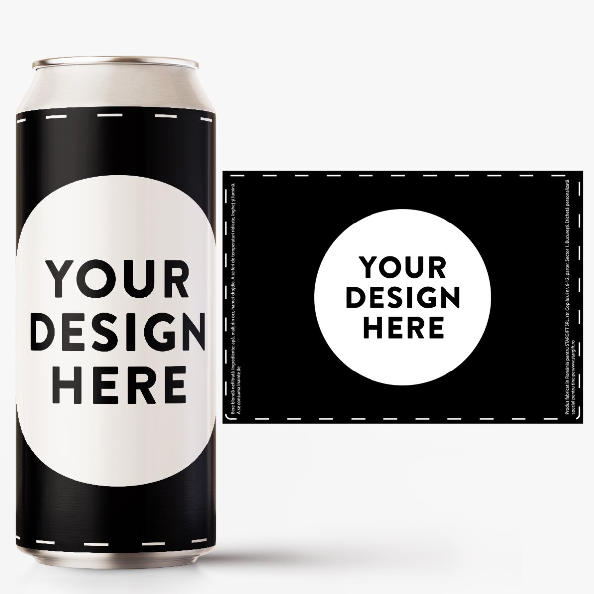 Cerveza en lata personalizada con tu diseño