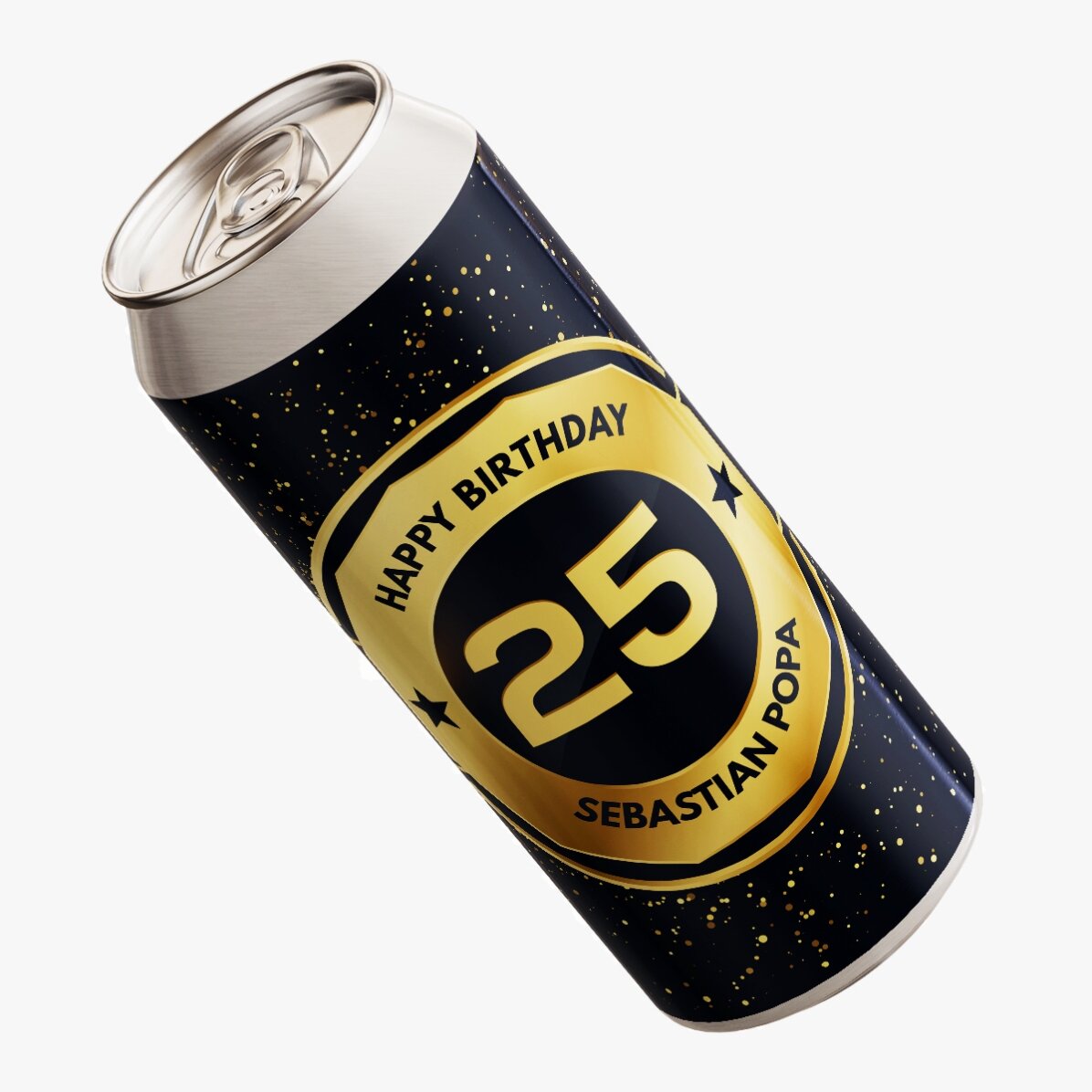 Cerveza en lata personalizada con texto - Birthday Beer