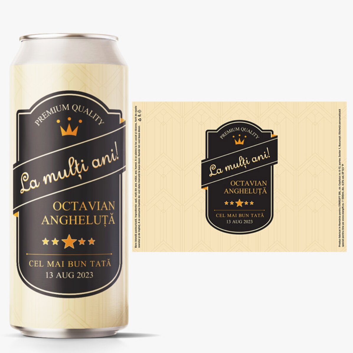 Cerveza en lata personalizada con texto - Special for you