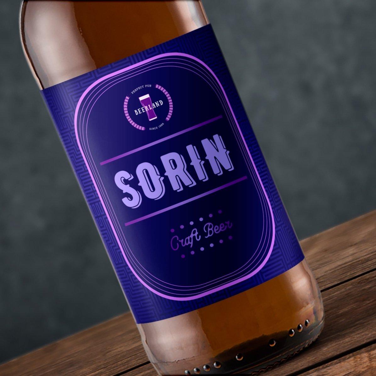 Cerveza personalizada con nombre