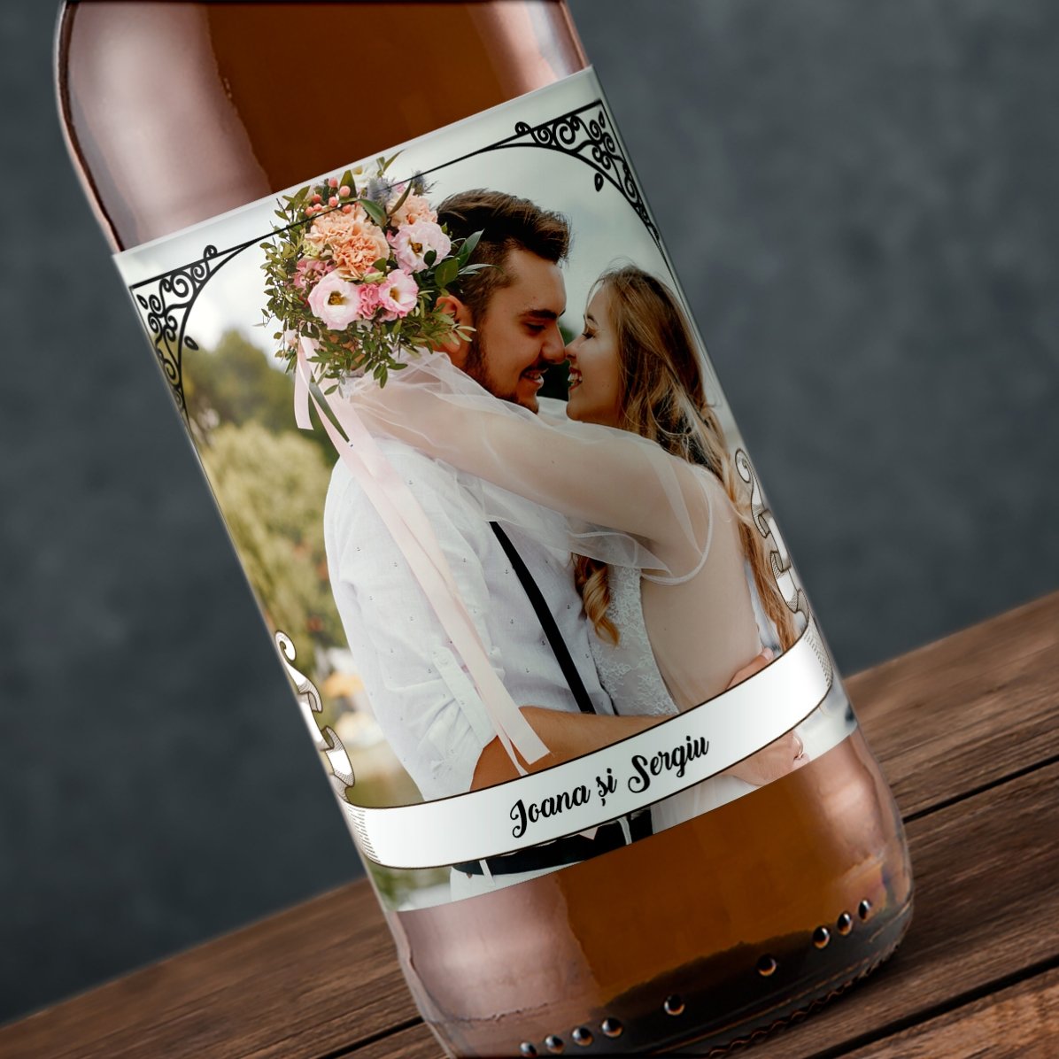 Cerveza personalizada con foto y texto