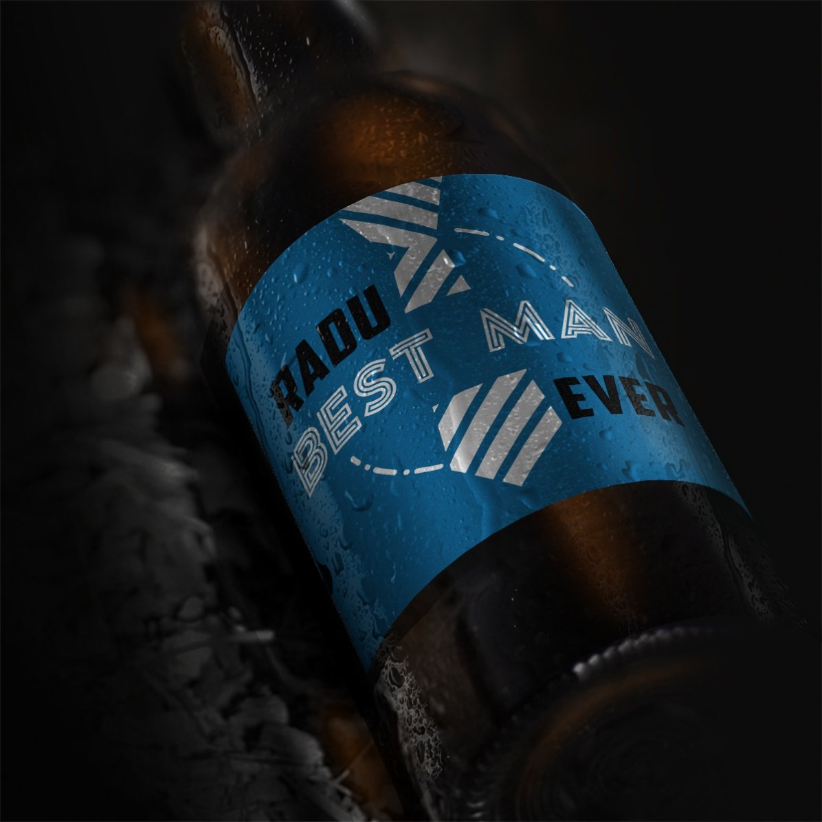 Cerveza personalizada con texto - Padrino de boda