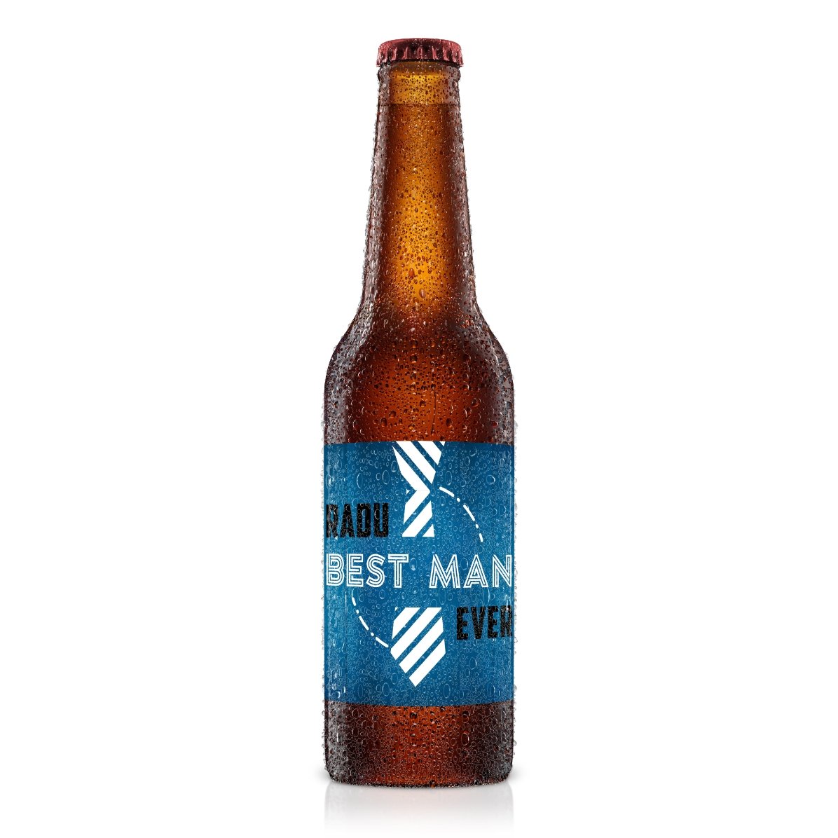 Cerveza personalizada con texto - Padrino de boda