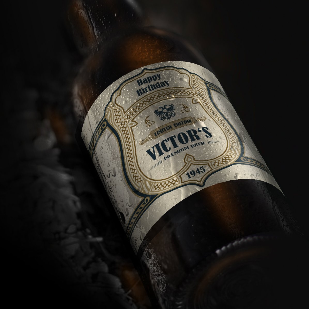 Cerveza personalizada con texto - Blazon