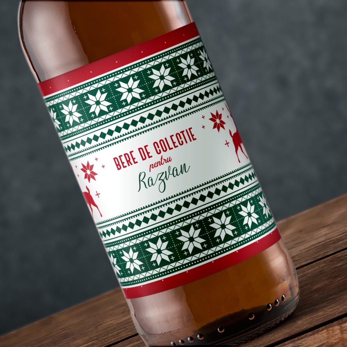 Cerveza personalizada con texto - Modelo Reni