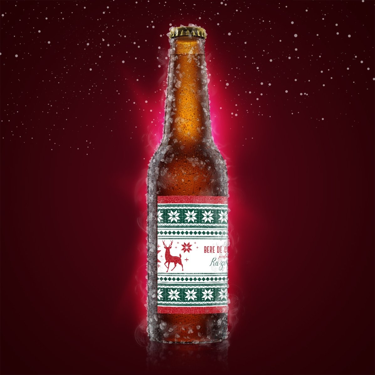 Cerveza personalizada con texto - Modelo Reni
