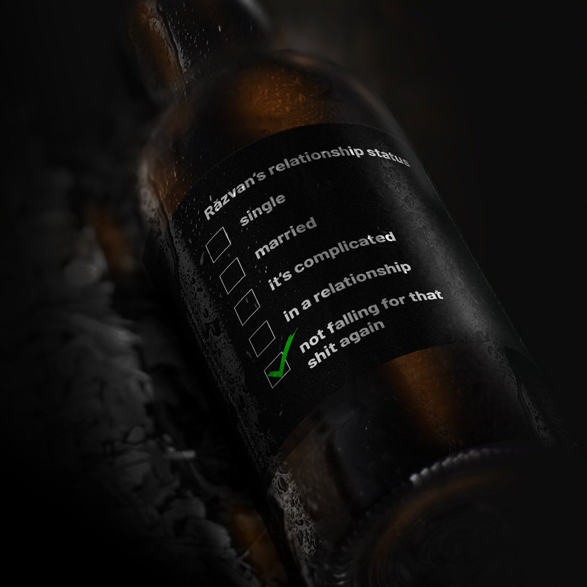 Cerveza personalizada con texto - Individual
