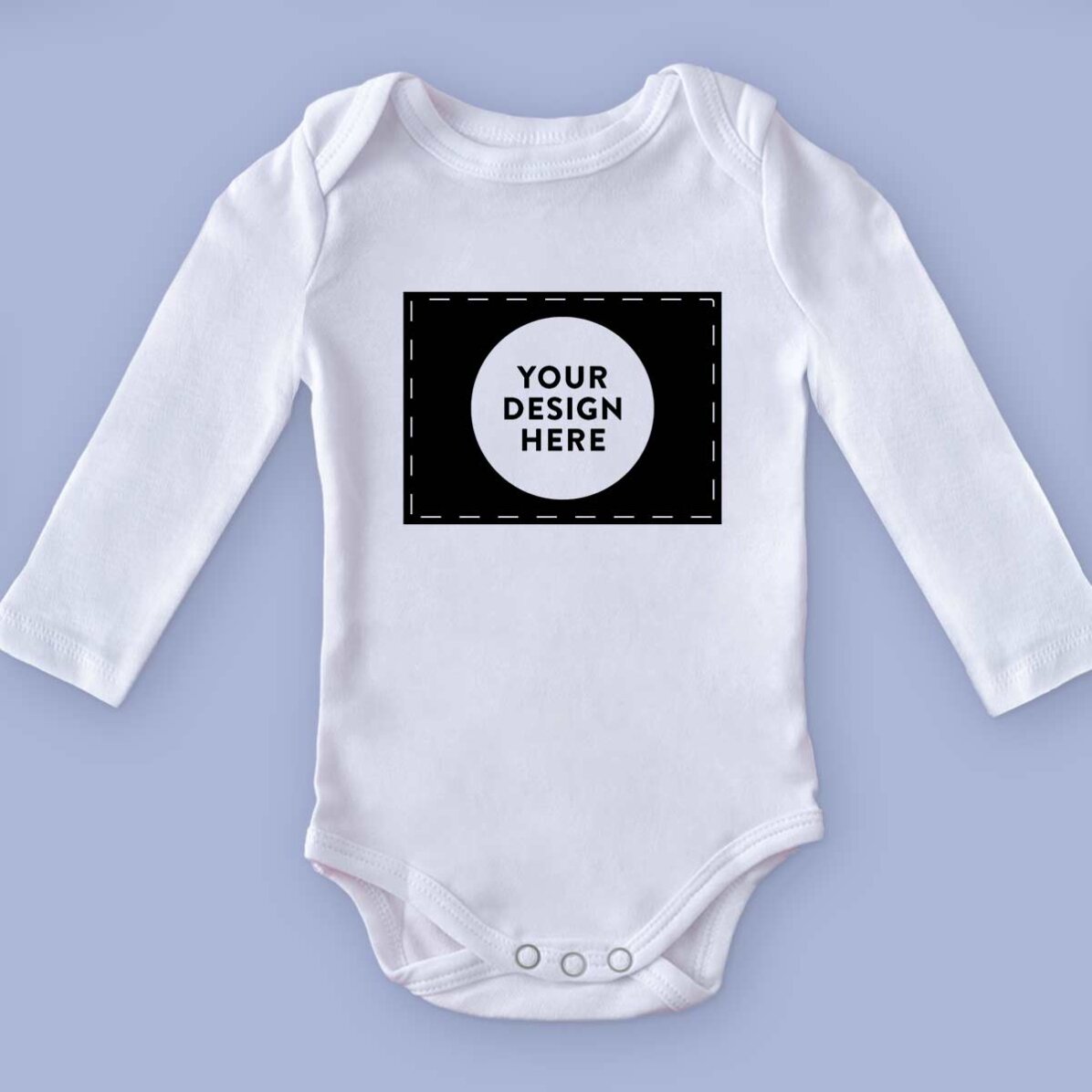 Body para niños personalizado con tu diseño en formato horizontal
