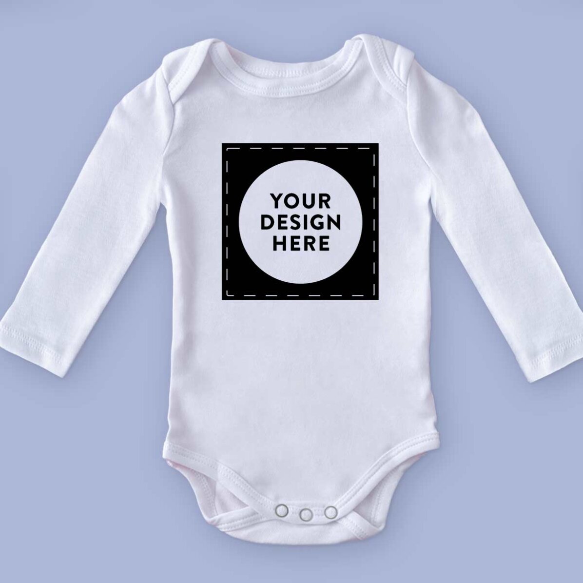Body para niños personalizado con tu diseño cuadrado