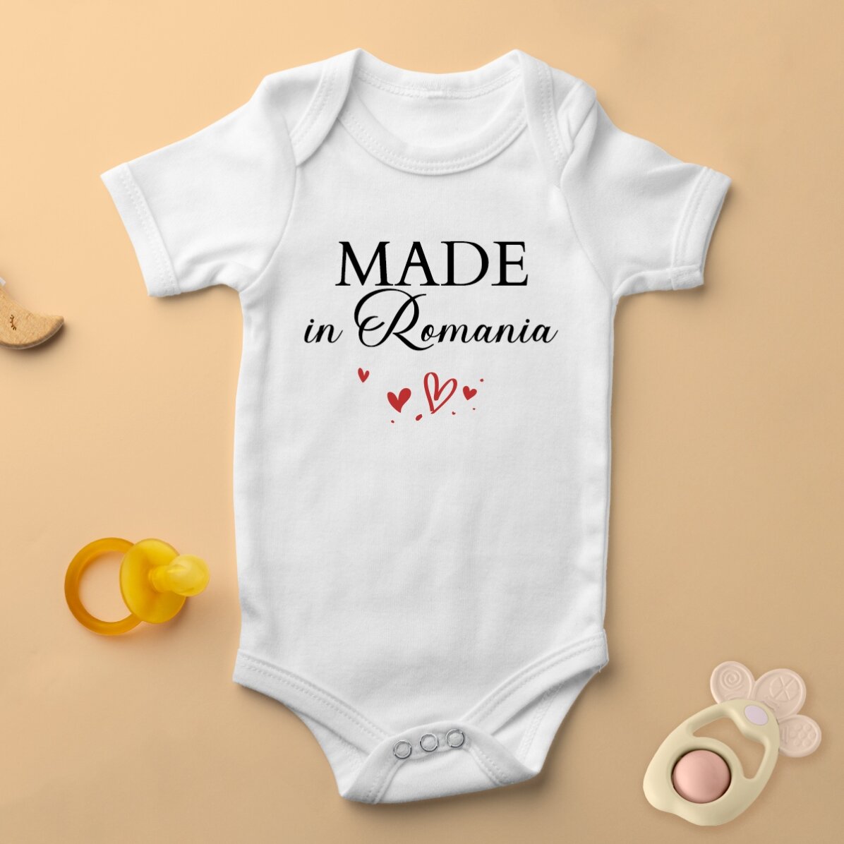 Body para niños personalizado con mensaje - Hecho con amor