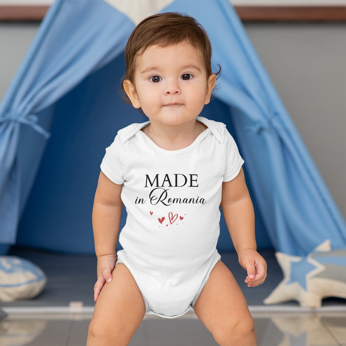 Body para niños personalizado con mensaje - Hecho con amor