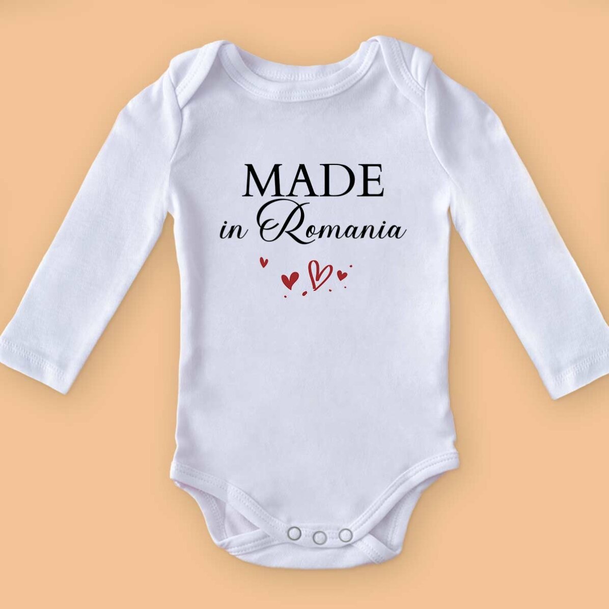 Body para niños personalizado con mensaje - Hecho con amor