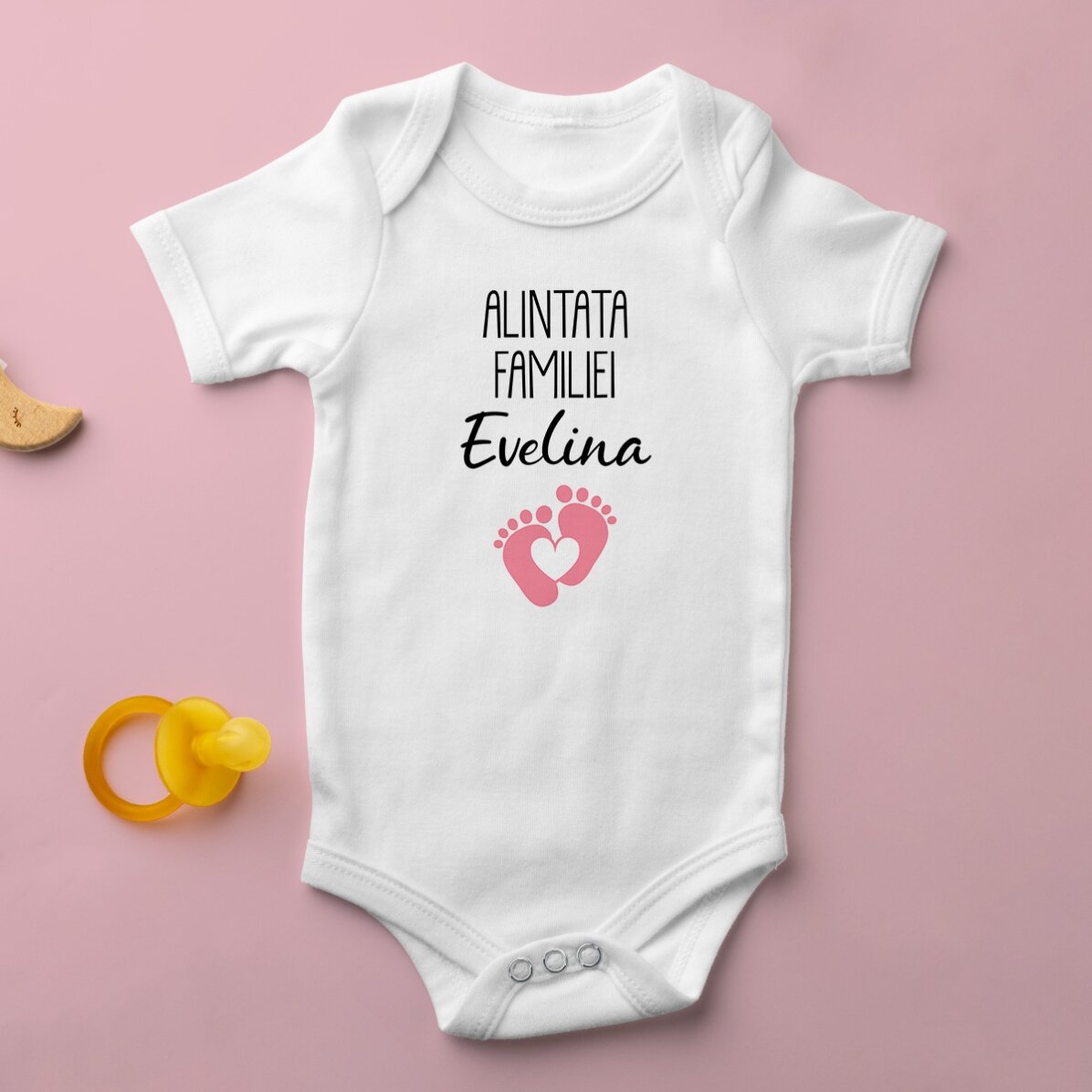 Body para niños personalizado con mensaje: «El nuevo miembro»