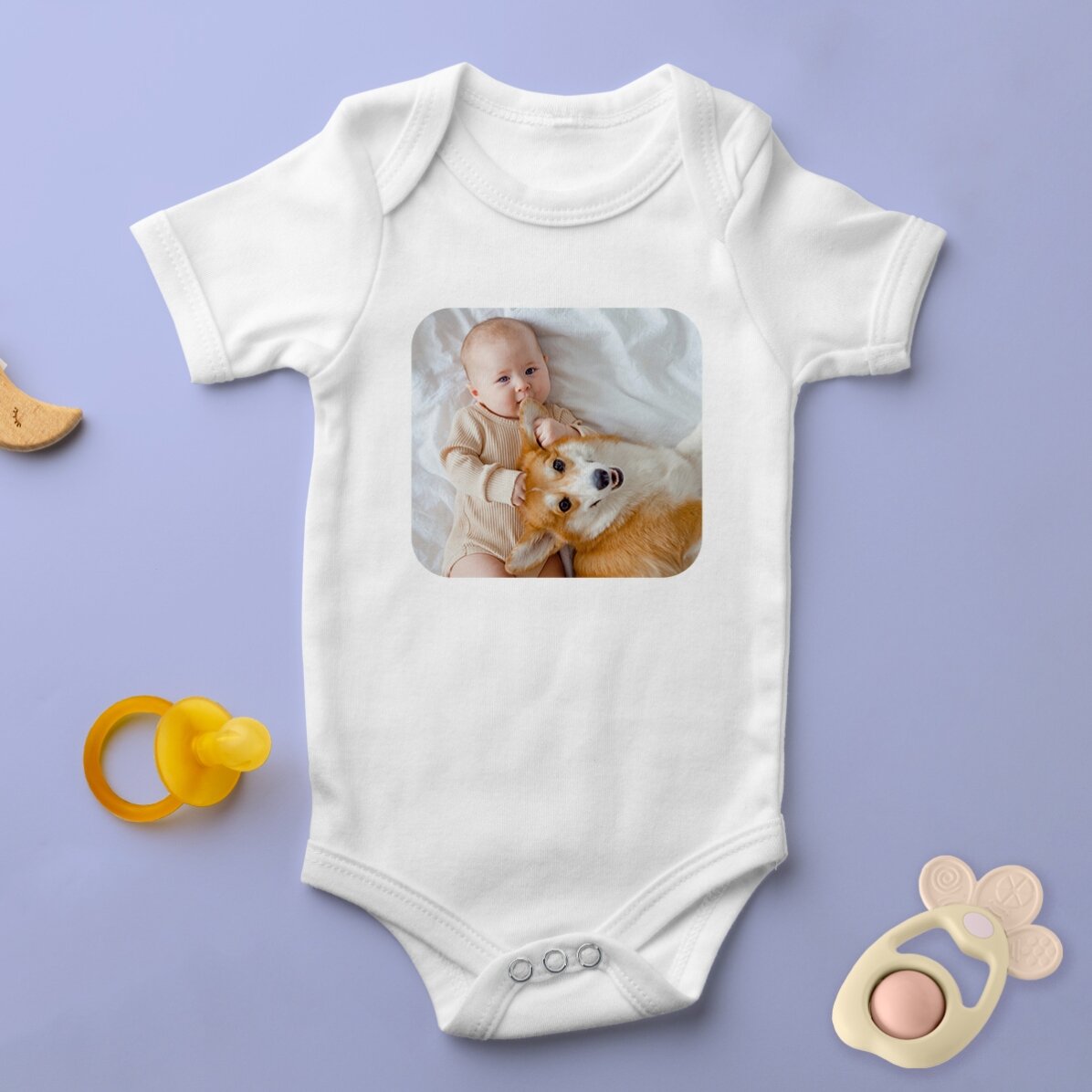 Body para niños personalizado con una foto