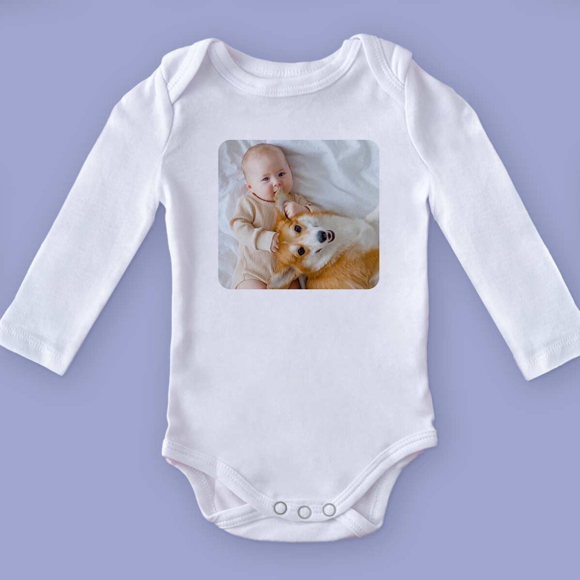 Body para niños personalizado con una foto