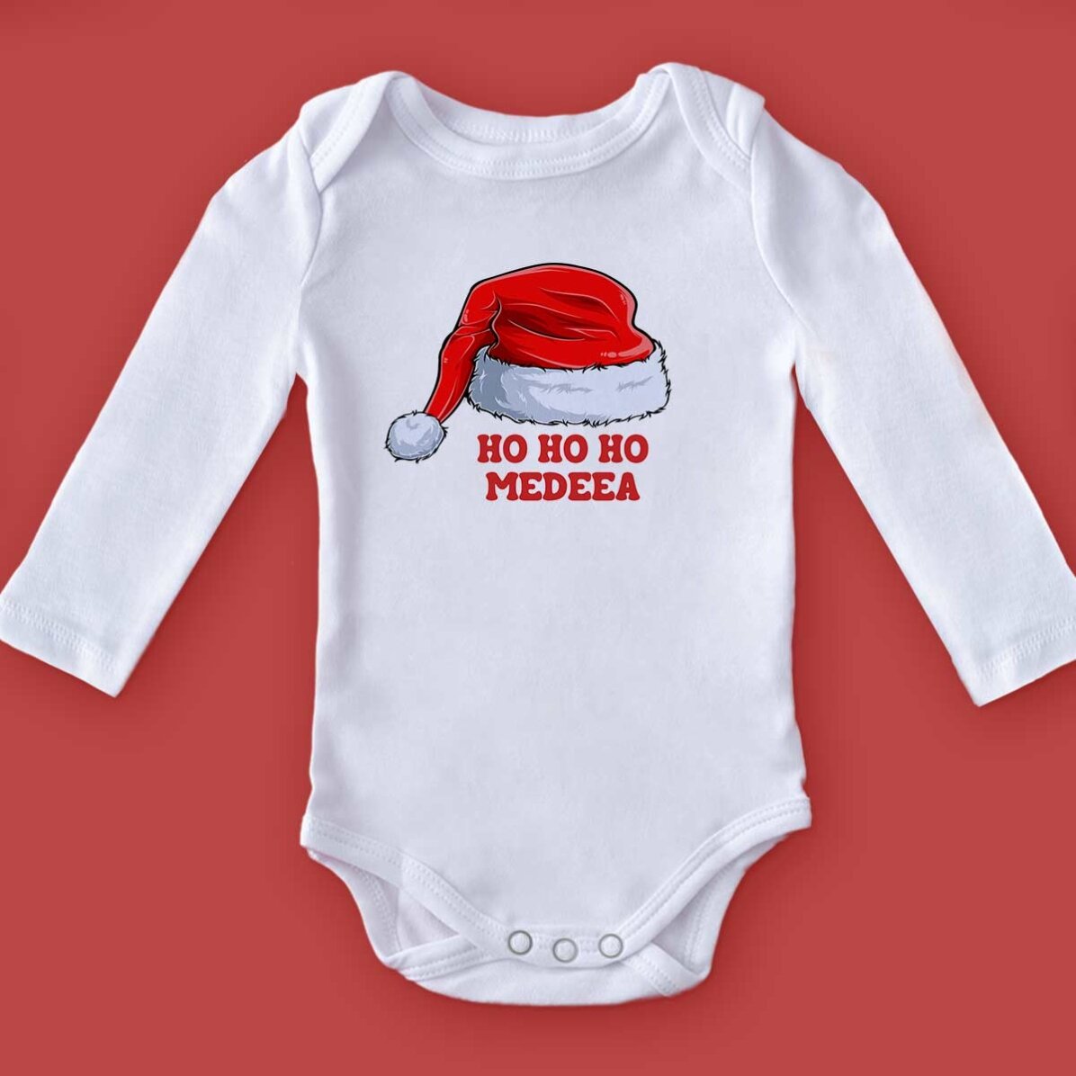 Body para niños personalizado con texto - Navidad
