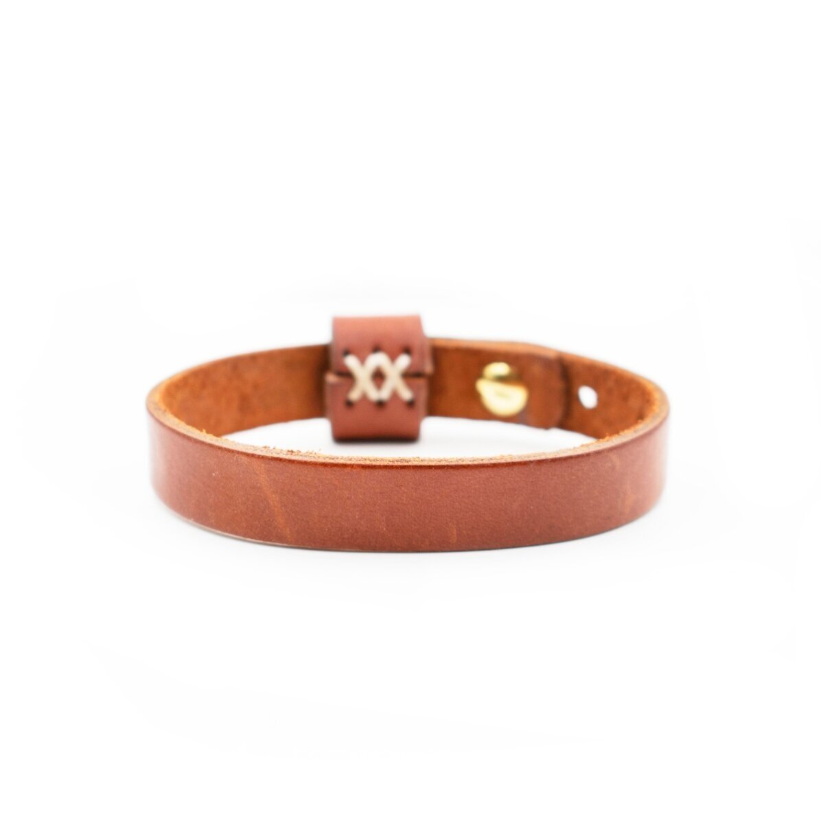 Personalised leather bracelet with name and date - Heart