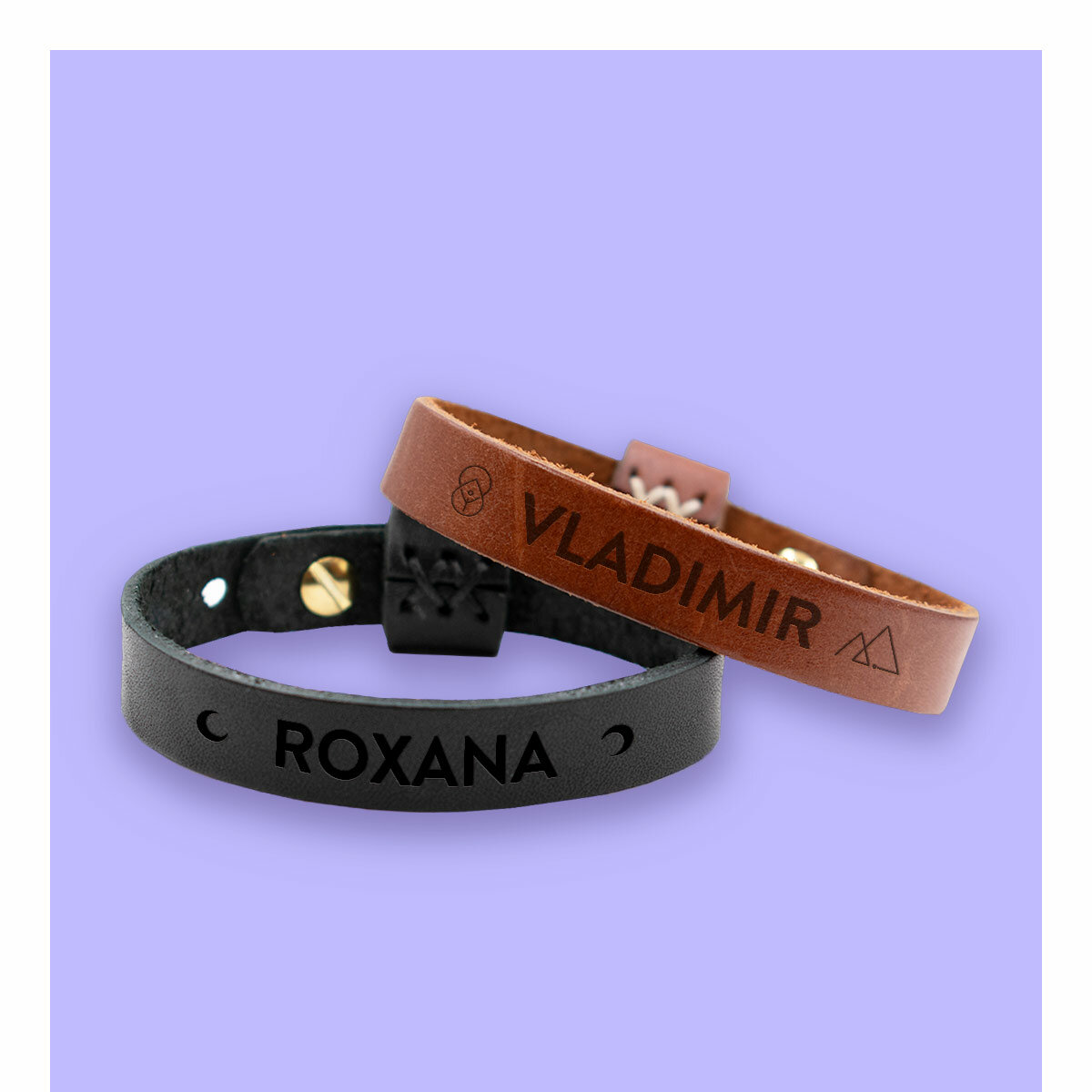 Pulseras de piel personalizadas