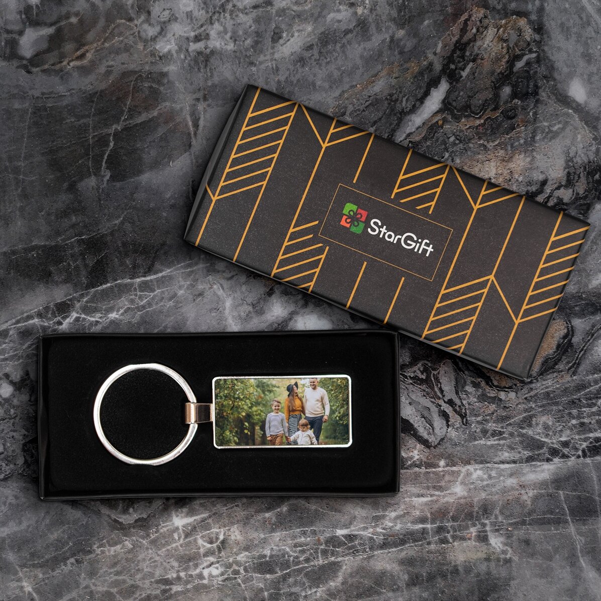 Llavero personalizado con 2 fotos