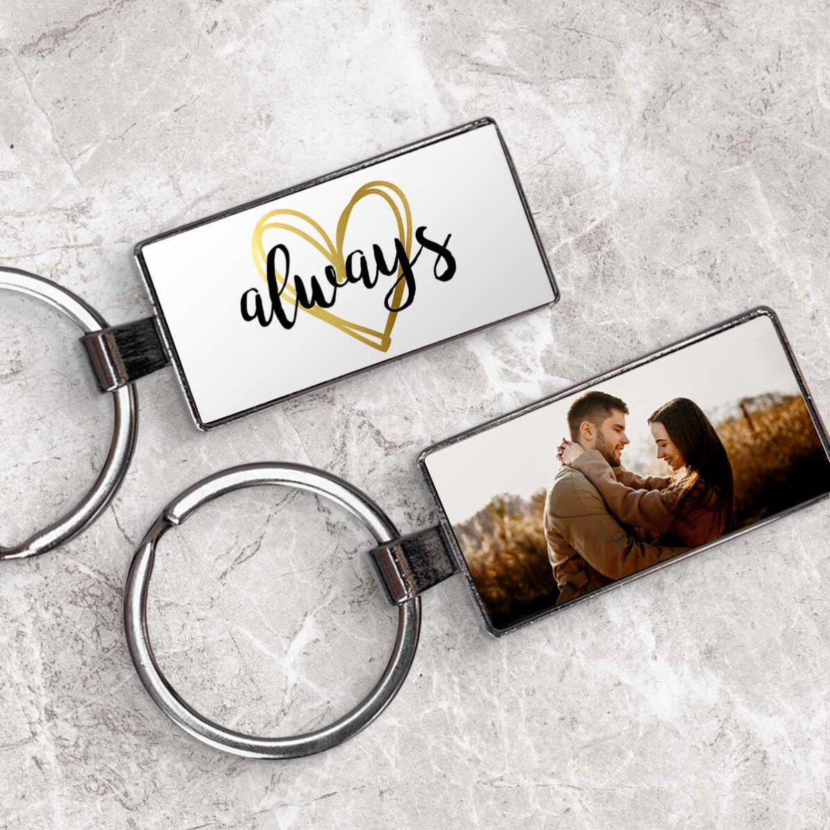 Llavero personalizado con una foto - Always
