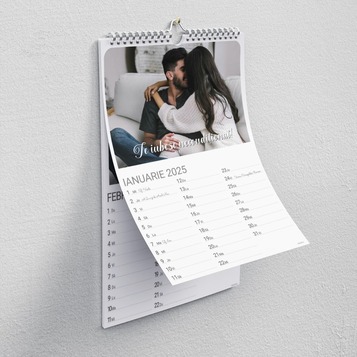 Calendario personalizado con fotos y mensaje - Momentos especiales