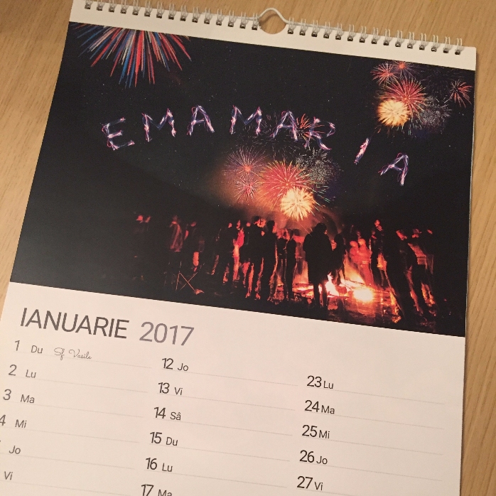 Calendario personalizado - primera edición