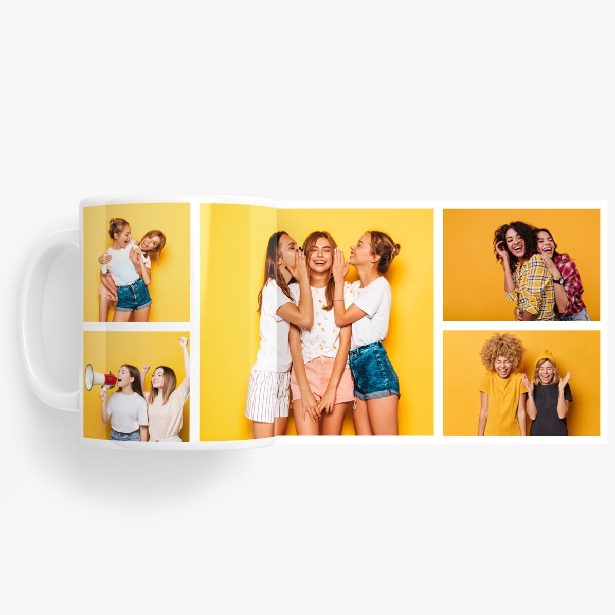 Taza personalizada con 5 fotos