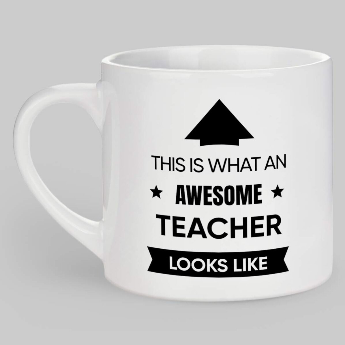 Taza de espresso personalizada con texto - Awesome Person