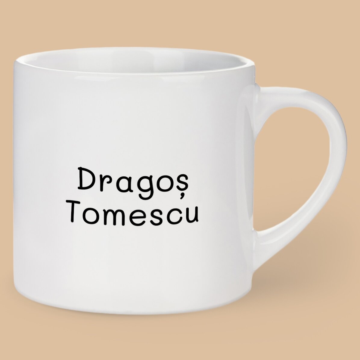 Taza de espresso personalizada con el texto «I’m Fine»