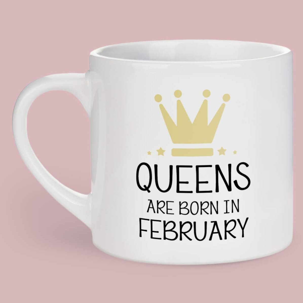 Taza de espresso personalizada con texto - Queens