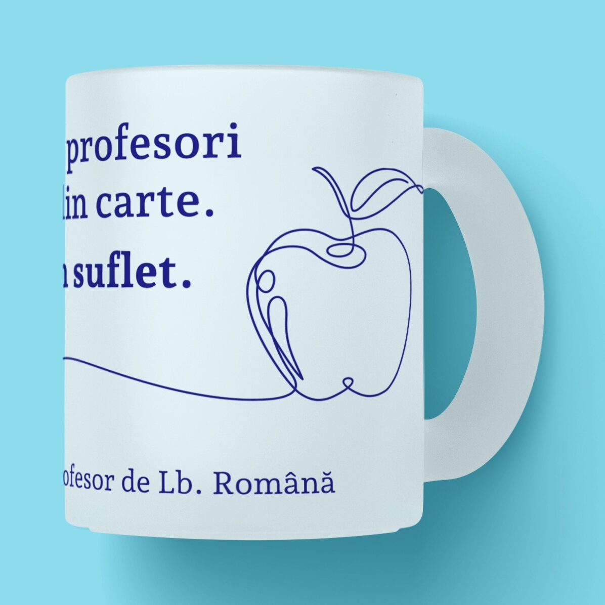 Taza personalizada con texto para profesores