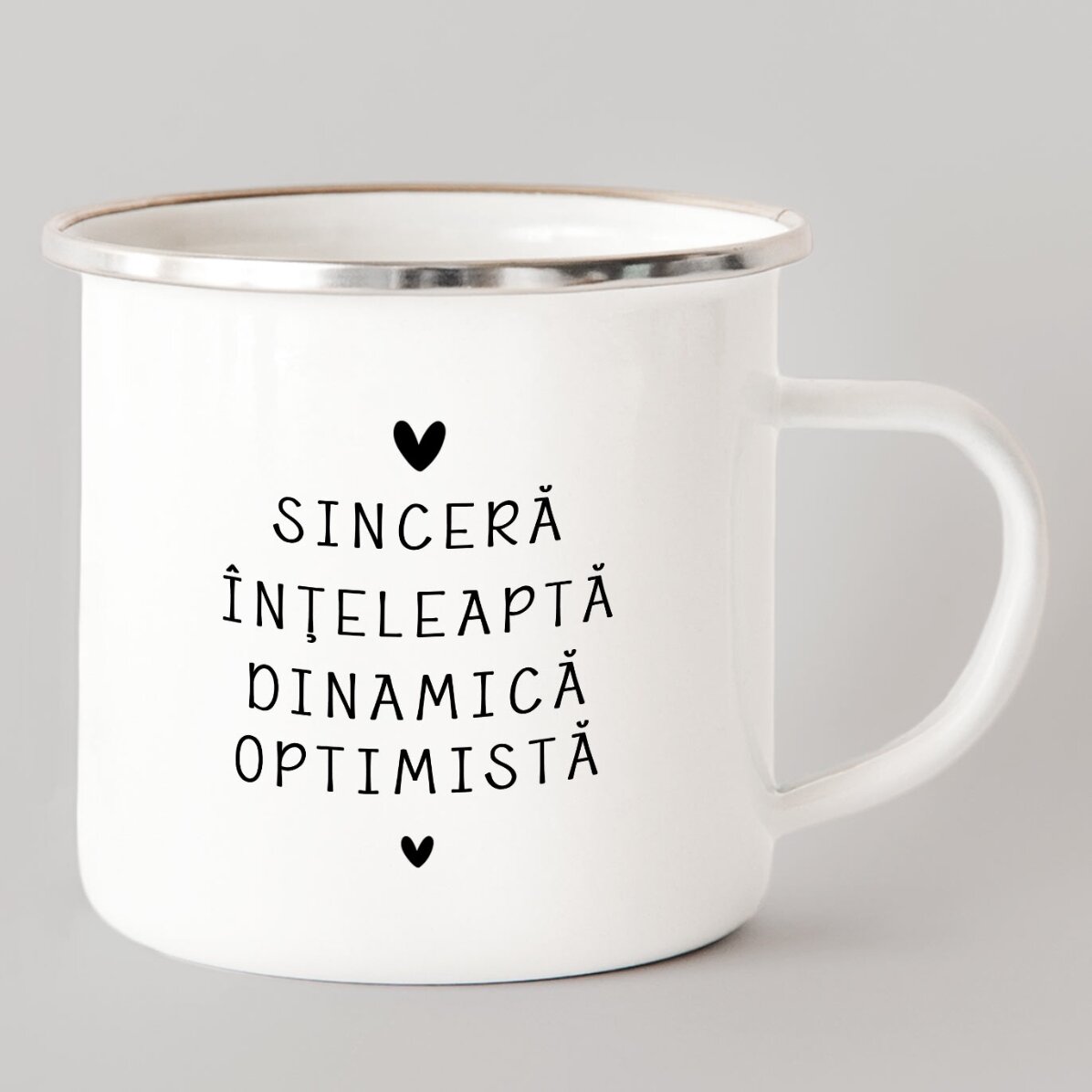 Personalised enamel metal mug with message - Sagittarius