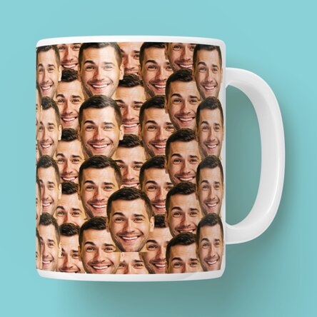 Personalised mug with photo collage