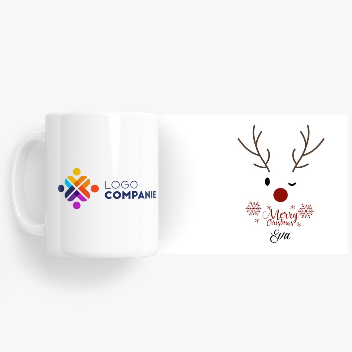 Taza personalizada con logotipo - Reno