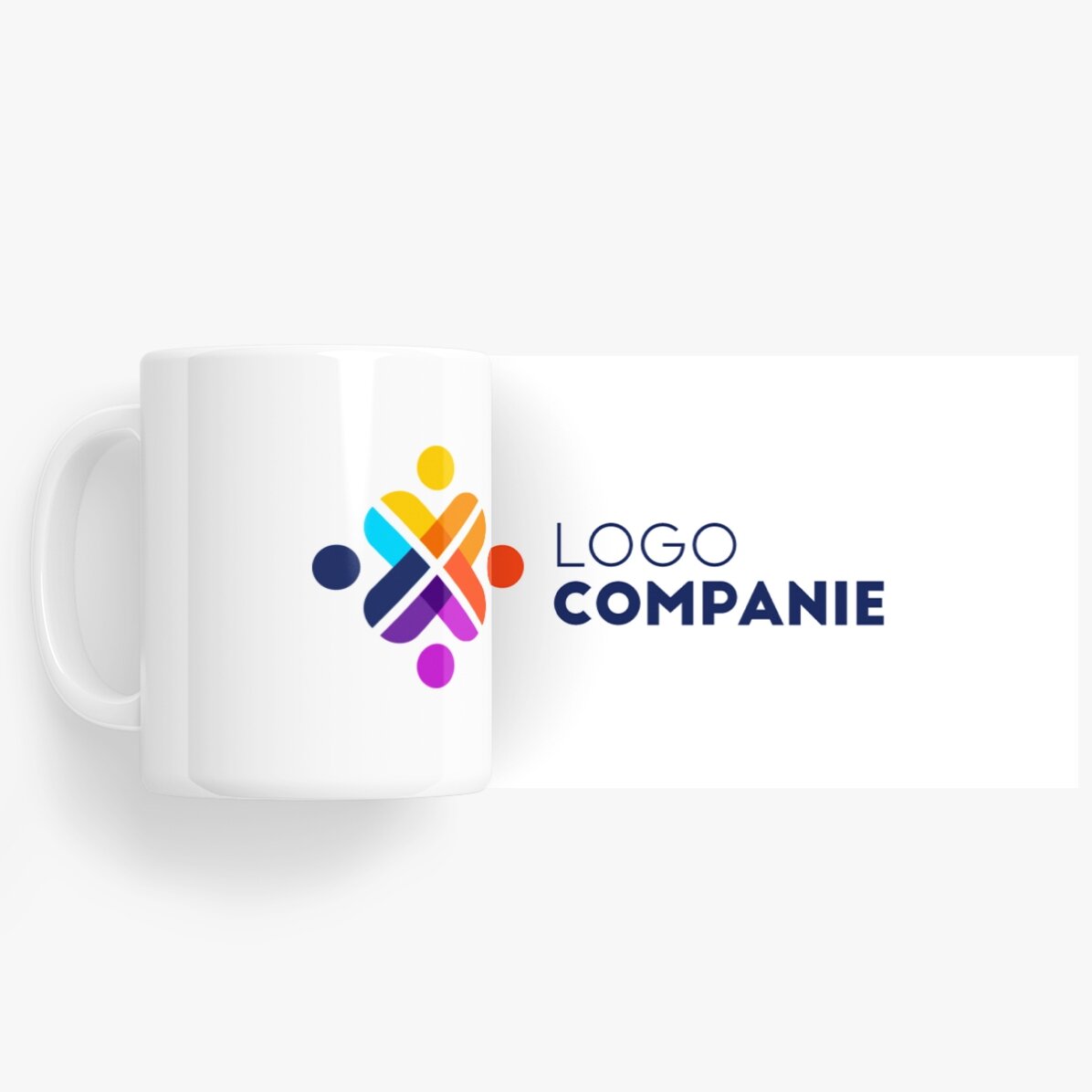 Taza personalizada con logotipo