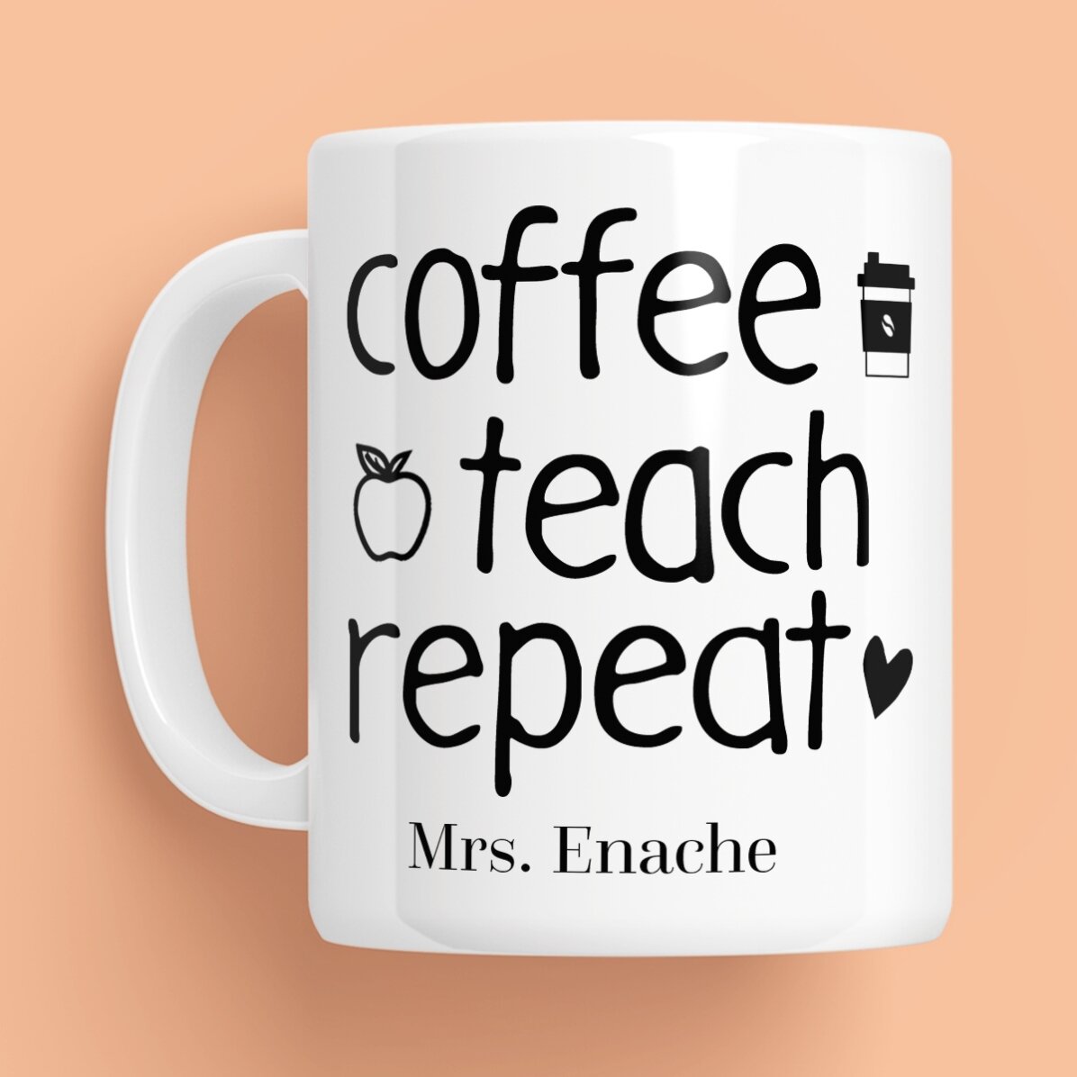 Taza personalizada con mensaje - Repeat