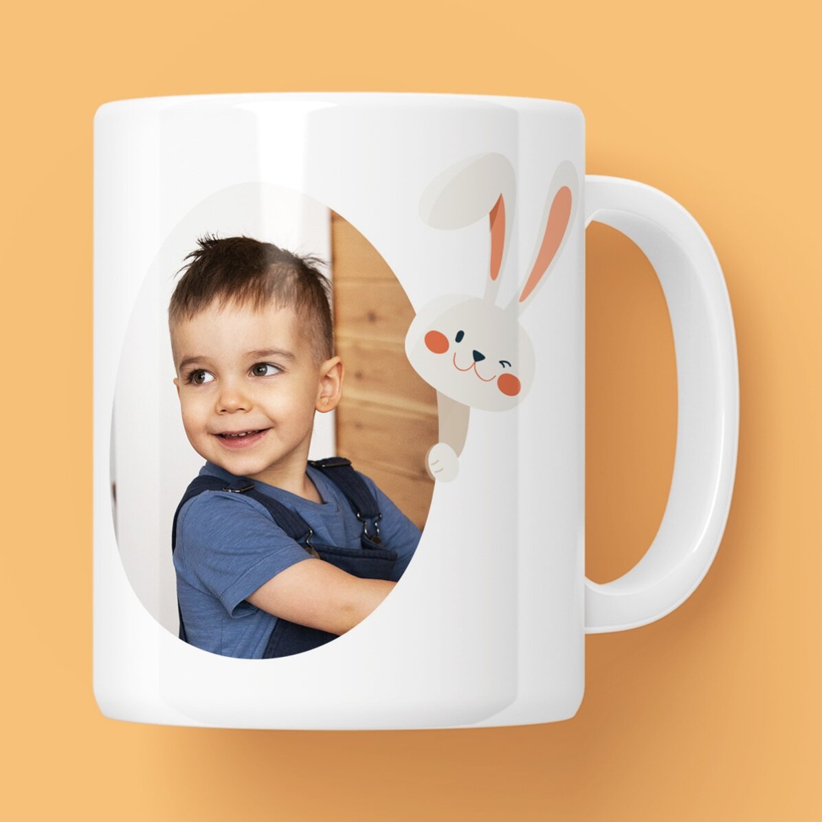 Taza personalizada con nombre y foto - Iepurila