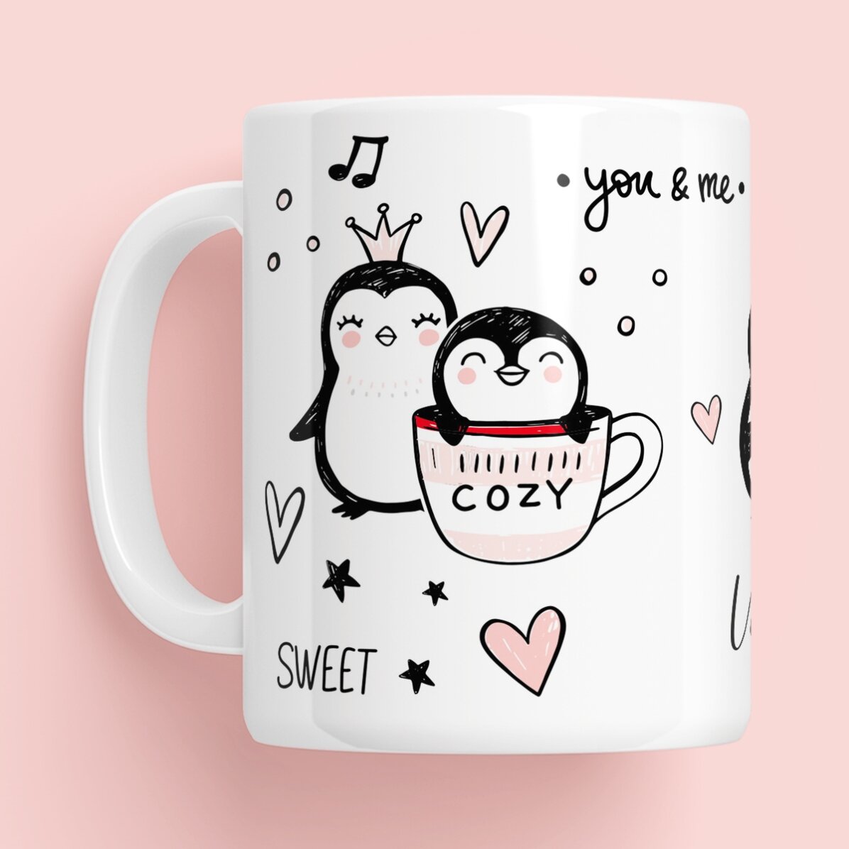 Taza personalizada con nombre - You & Me