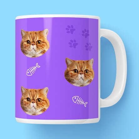 Personalised mug with a photo - Cat
