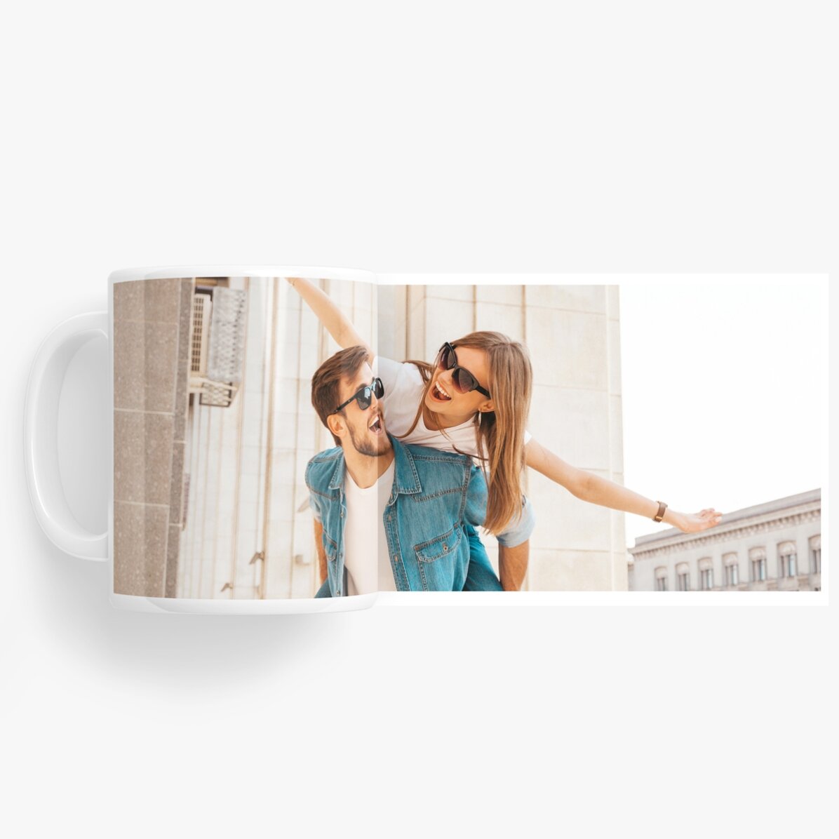 Taza personalizada con una foto en formato horizontal