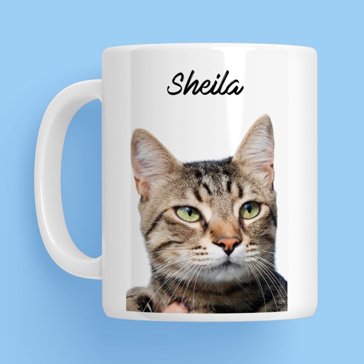 Taza personalizada con la foto y el nombre de tu mascota