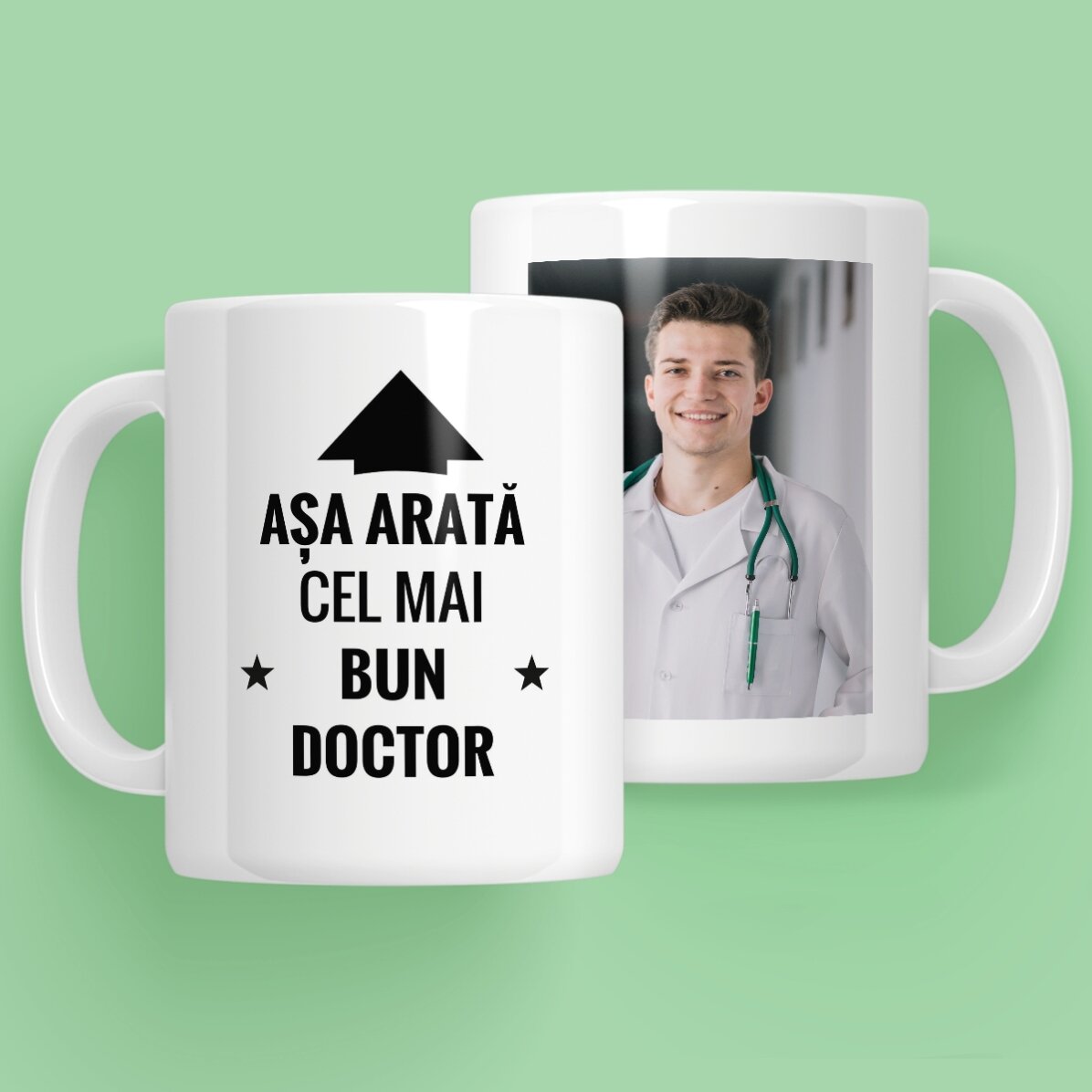 Taza personalizada con foto y texto: así es como queda