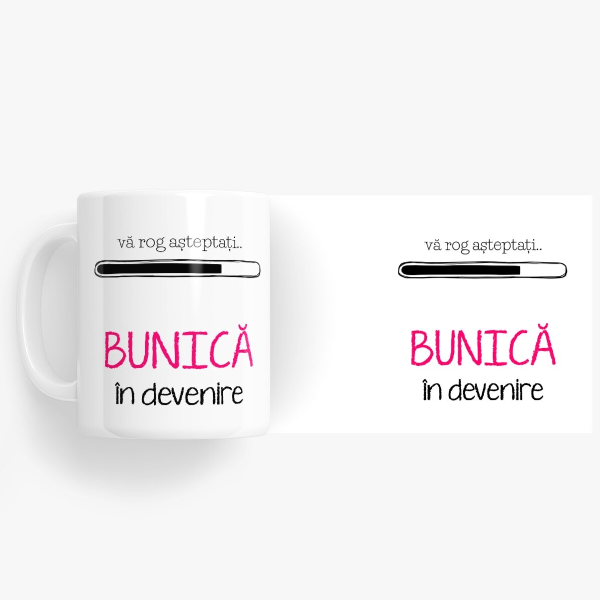 Taza personalizada con texto: «Abuela en ciernes»
