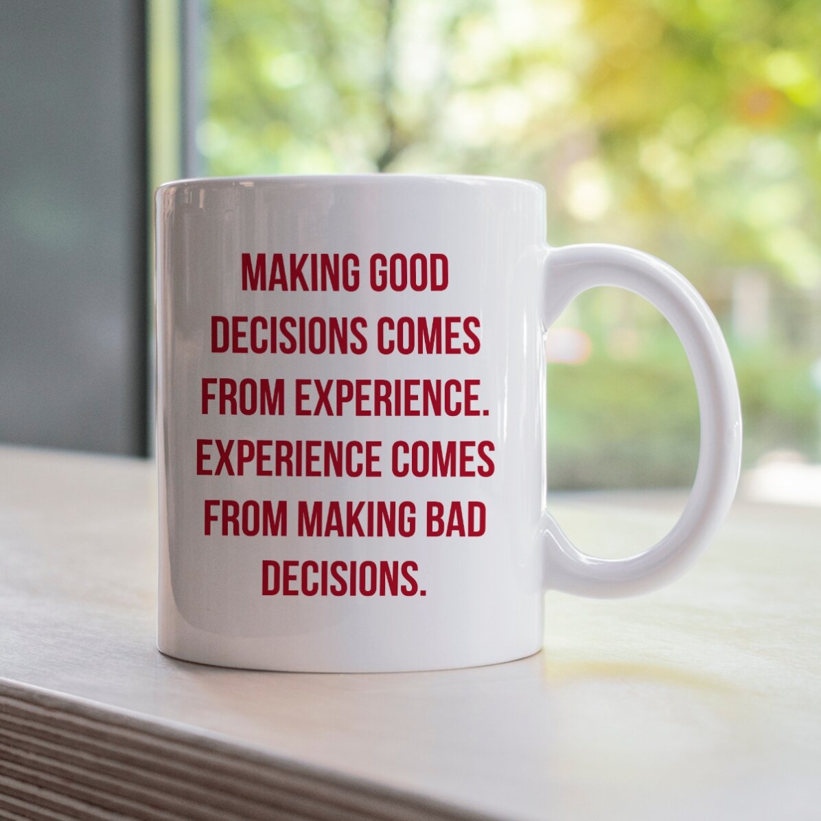 Taza personalizada con texto - Experience