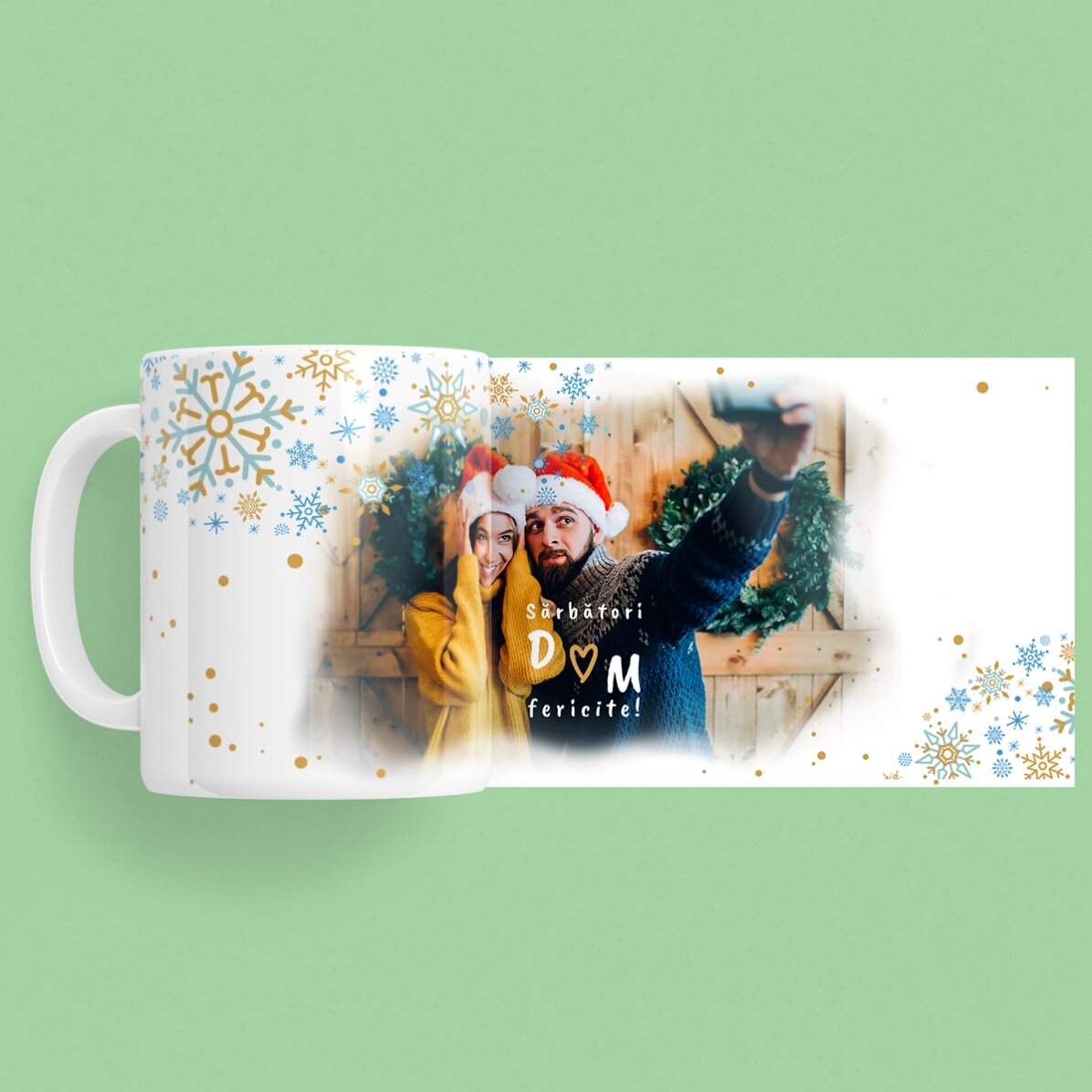 Vaso de cristal mate personalizado con texto - Frosted