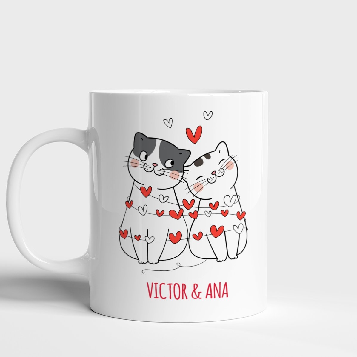 Taza personalizada con texto - Gatitos