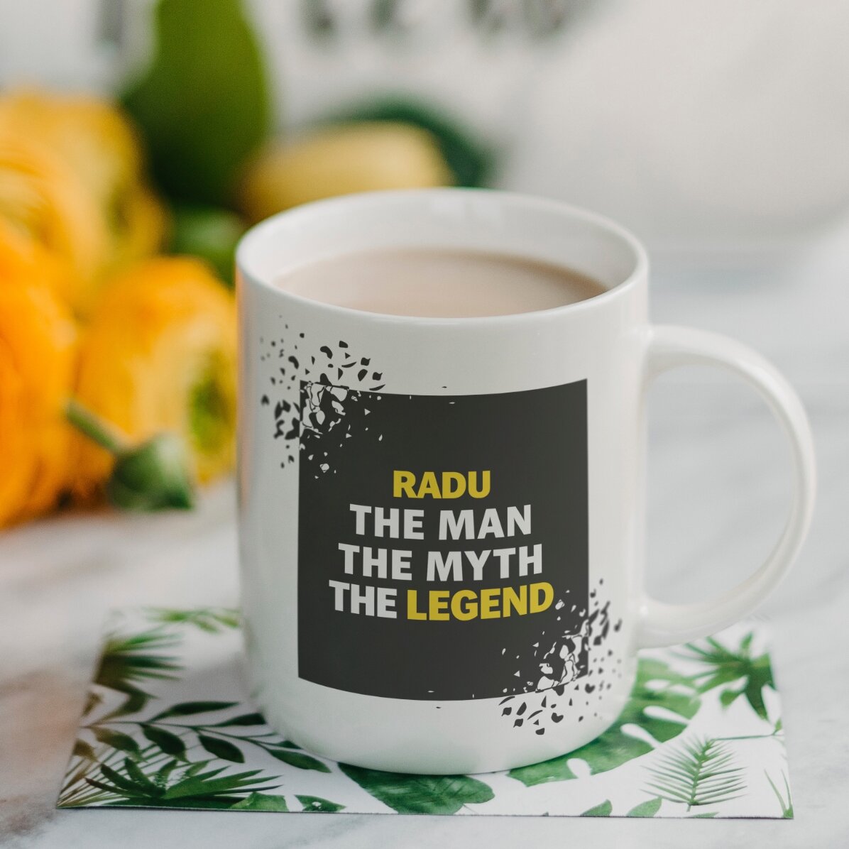 Taza personalizada con texto - The Legend
