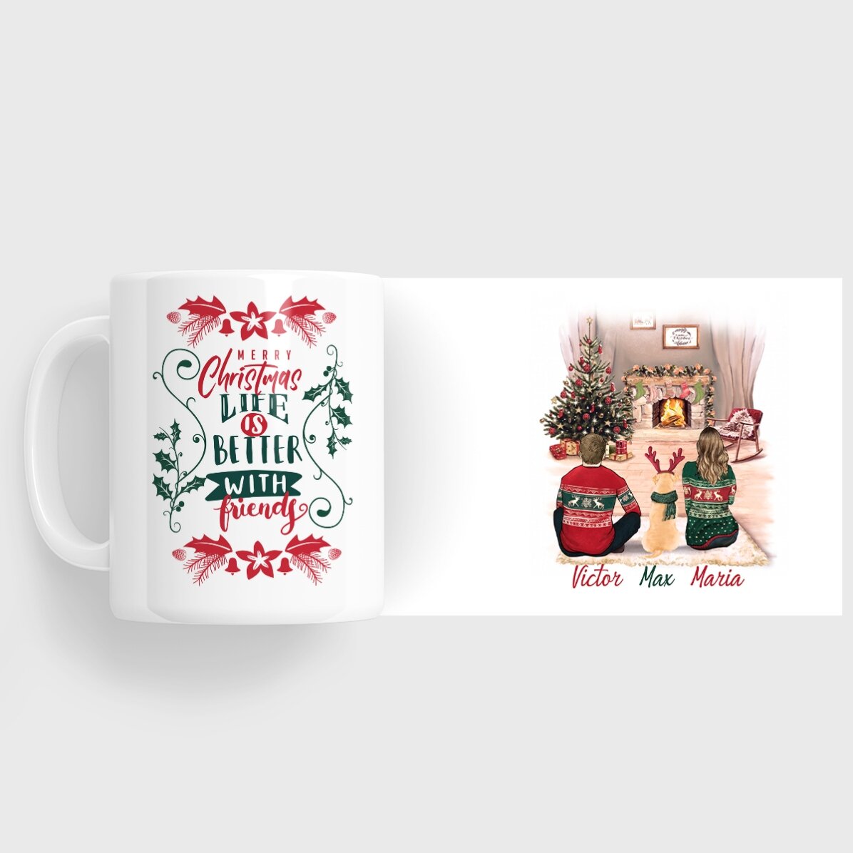 Taza personalizada con texto - Winter